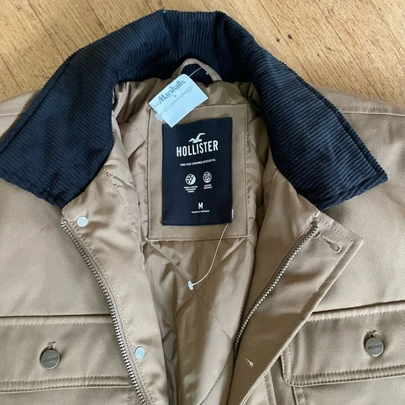 Hollister Chore jacket corduroy collar new Carhartt jacket coat look-a-like